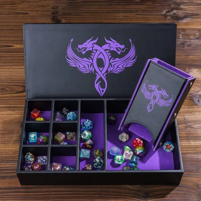 Dice Tower, tray & Storage Box