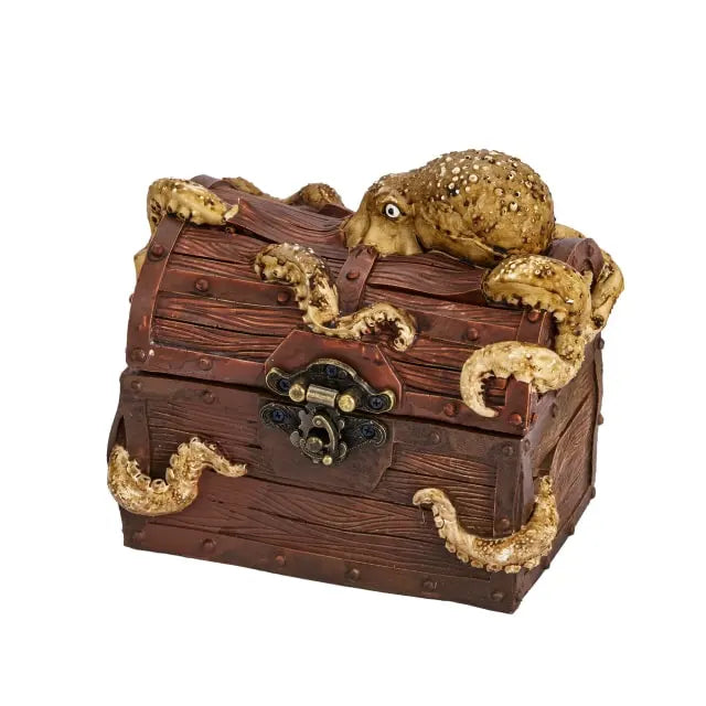 Treasures from the Mysterious Deep Sea - Octopus Treasure Chest Dice Box