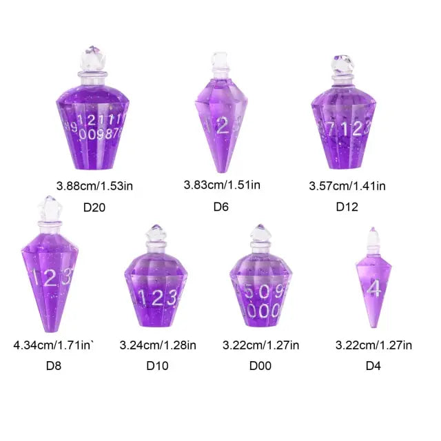 Handmade Magic Potion Bottle Dice