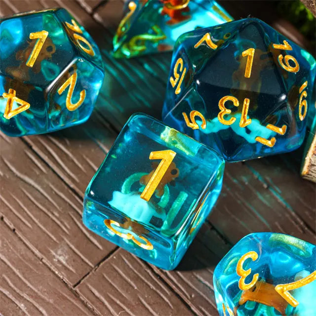 Vissen dice set