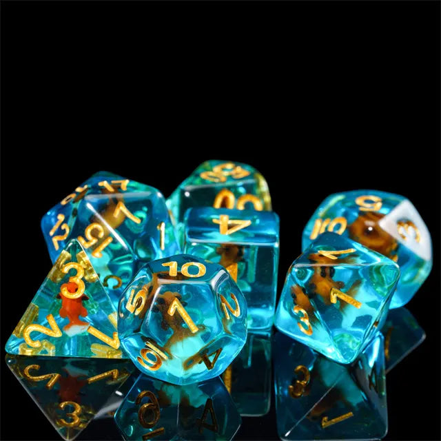 Vissen dice set