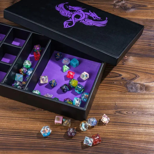 Dice Tower, tray & Storage Box