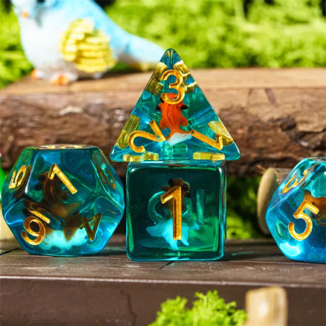 Vissen dice set